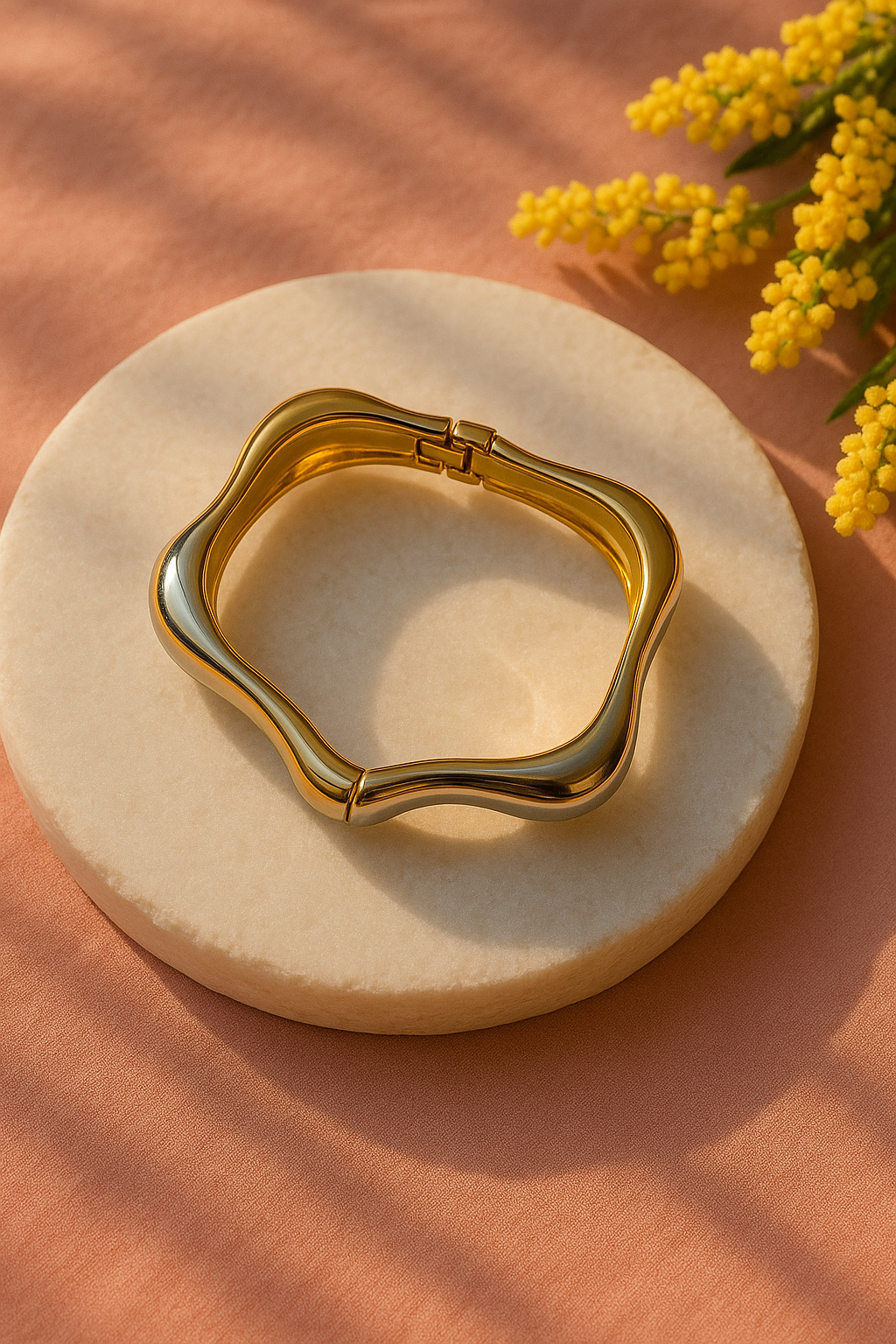 Statement Bracelet (Gold plated)